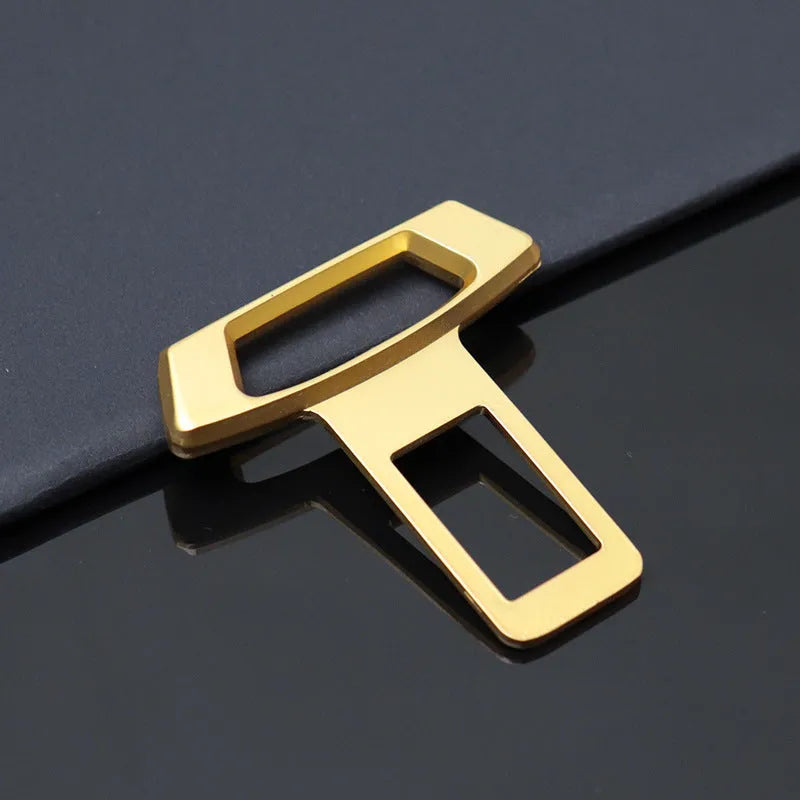 Metal car silencer insert shown in matte black, gold, and silver colour options for interior noise reduction