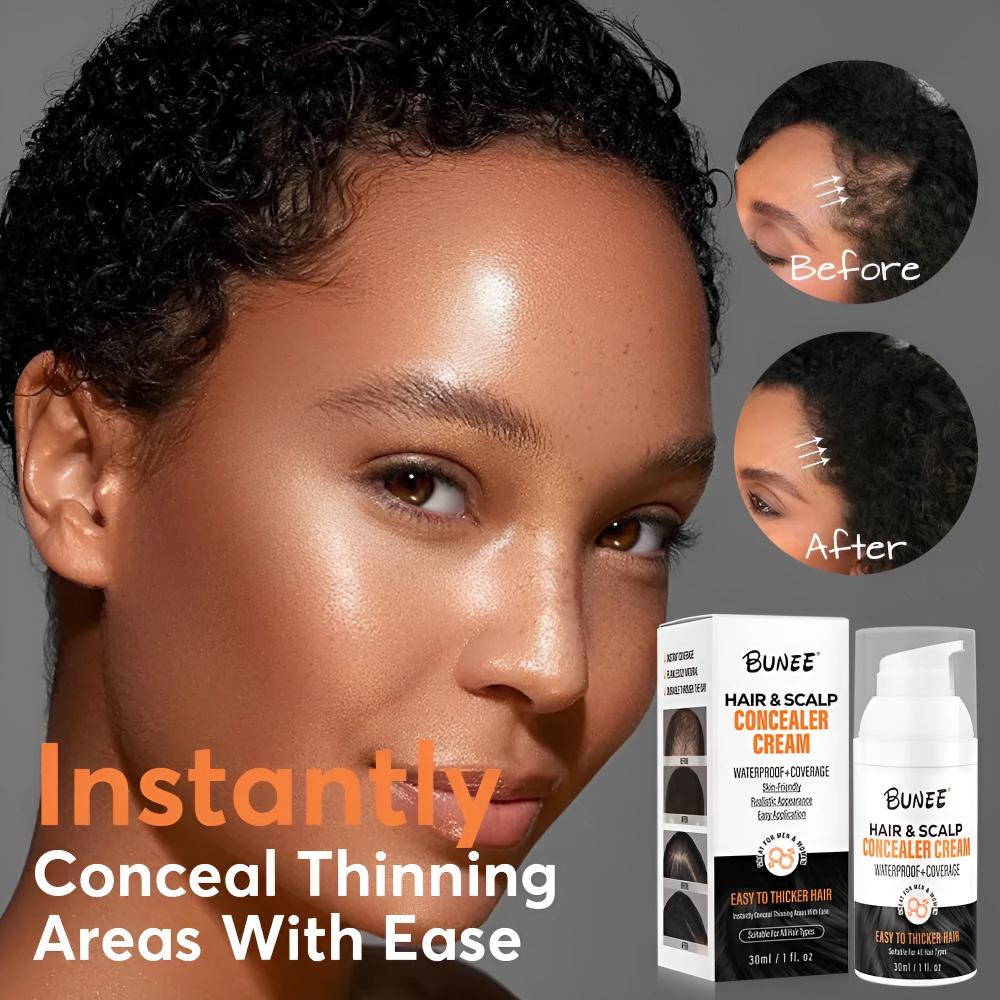 30ml scalp concealer pomade for thinning hair coverage and nourishment.