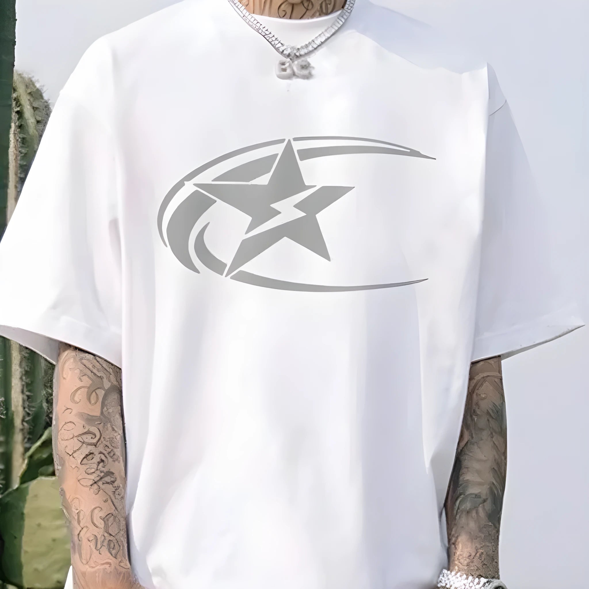 Men's solid colour pure cotton short sleeve T-shirt in Japanese retro style.