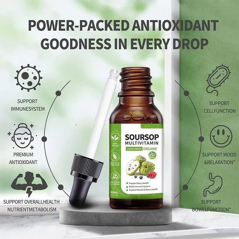 Annona Prickly Fruit flavoured edible care drops 60ml with applicator for adult use