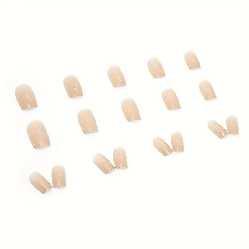 Plastic false nail art set in solid colour MY119 for ladies DIY manicure