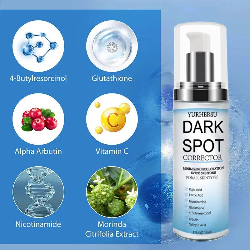 Spot lightening essence bottle for brightening and moisturising skincare