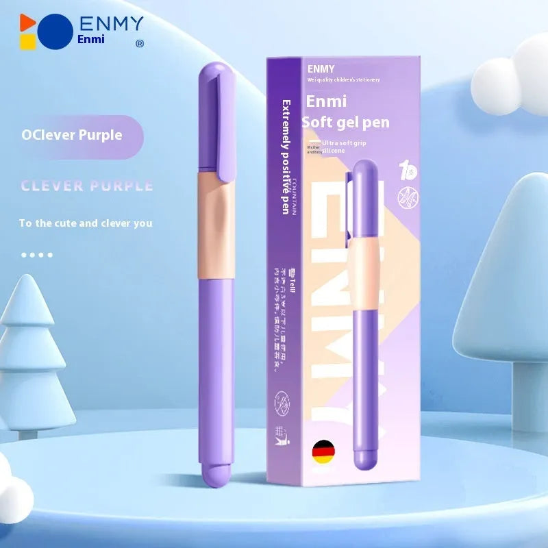Student Posture Correction Pen in boxed packaging, showing blue, green-gradual, purple, and orange colour options.