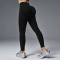 Women's hip-lifting yoga pants in cotton blend fabric available in multiple colours