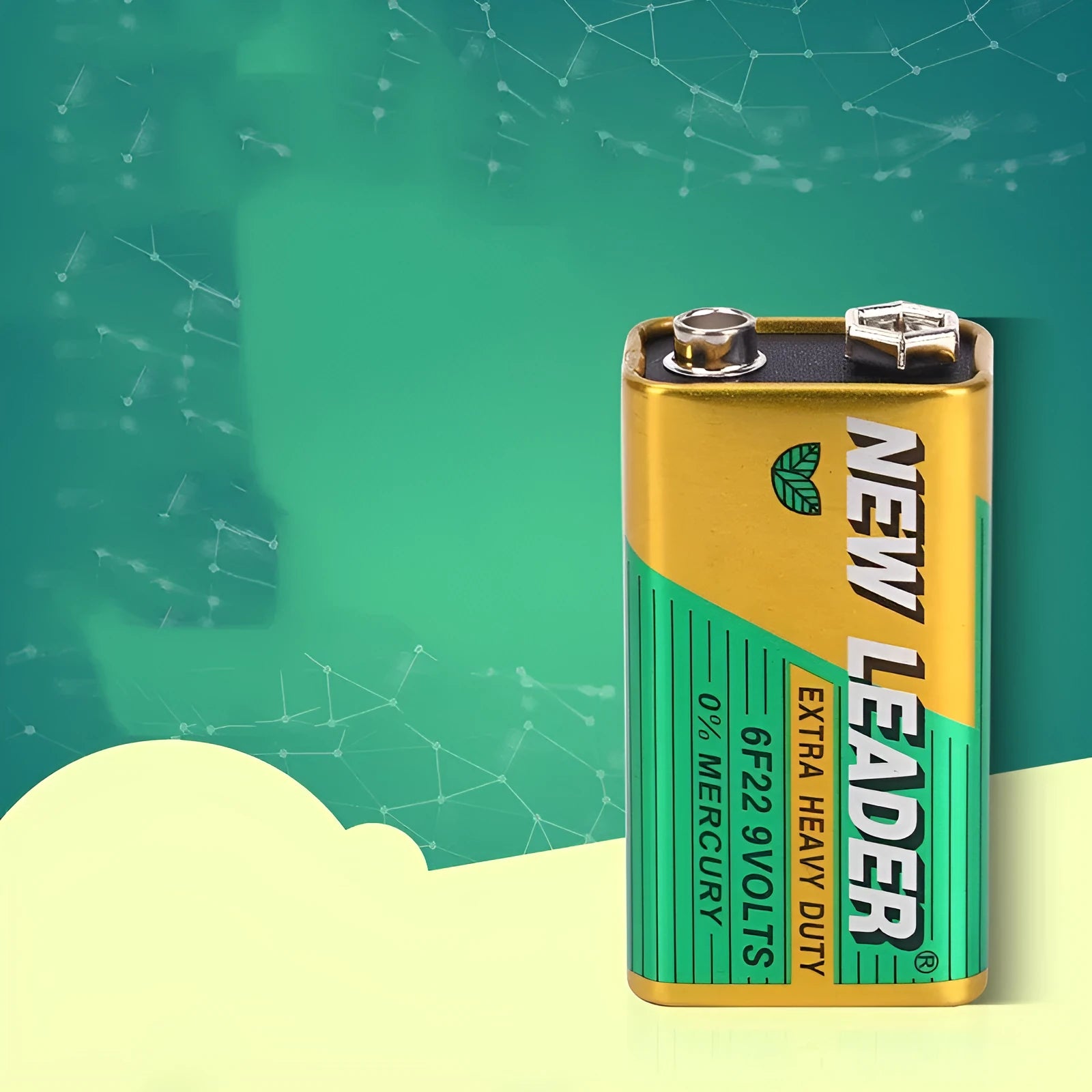 Xinlida 9V alkaline battery model 6F22 with 200mAh capacity for electronic devices