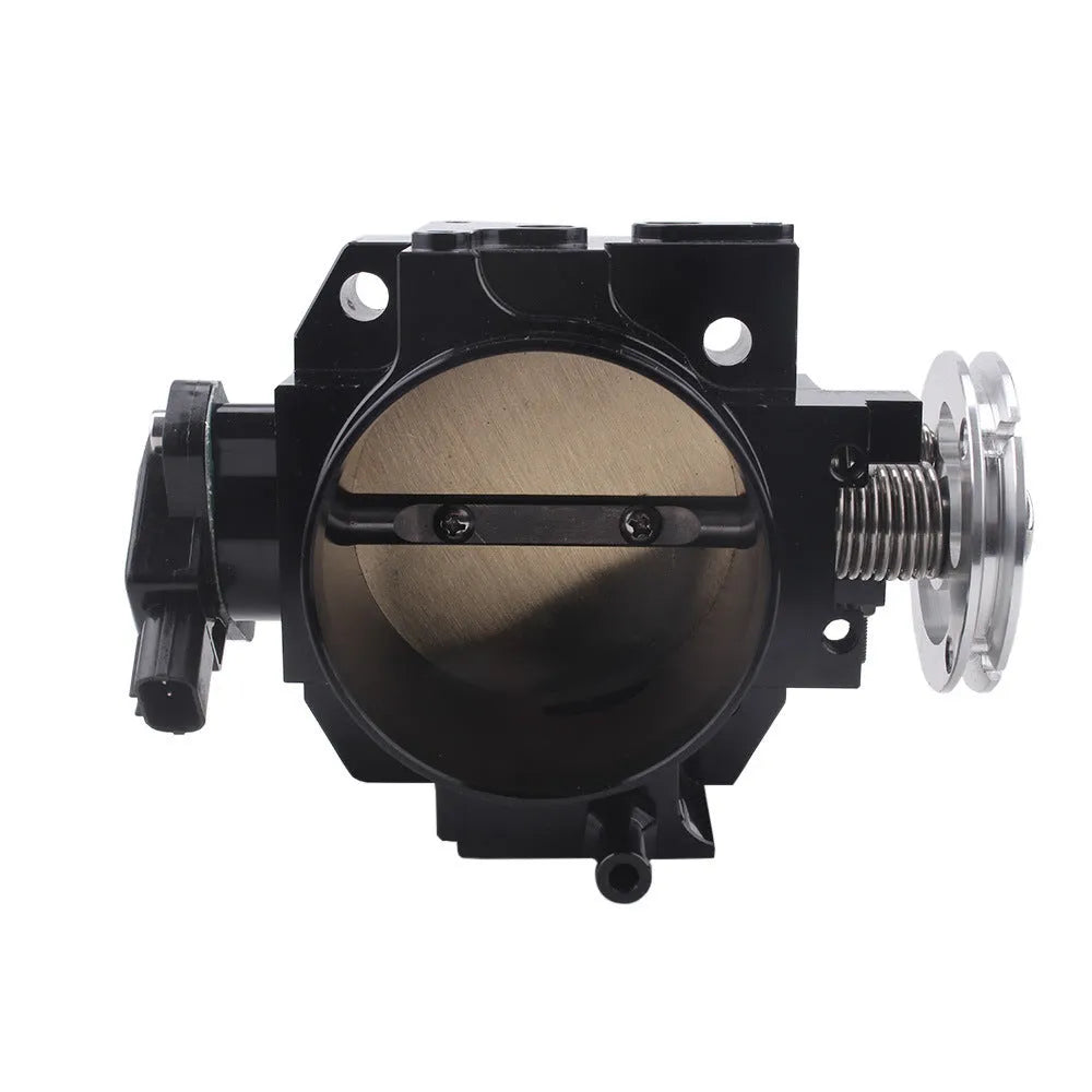 Aluminium alloy throttle body for Honda K20A engine with 70mm bore in black or silver finish.