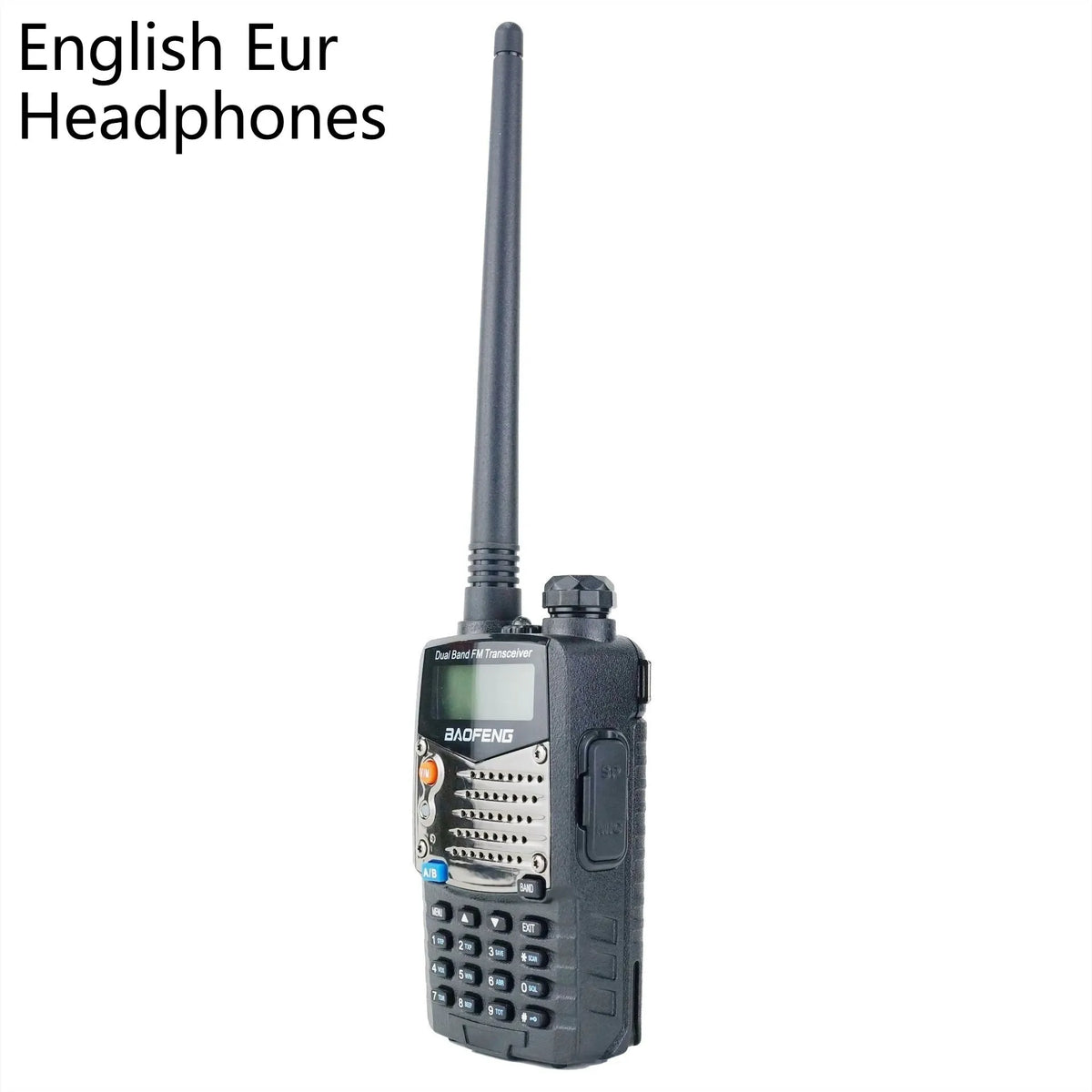 Baofeng UV-5RA dual band handheld transceiver with dual display and antenna