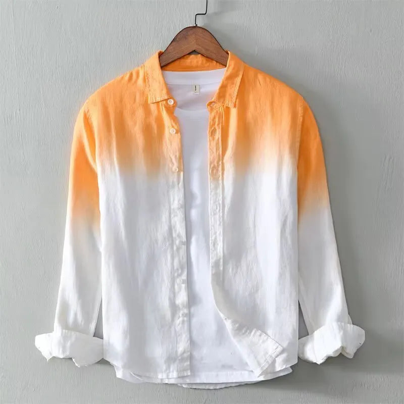Casual slim-fit loose top coat for youth in dark blue, light blue, and yellow colour options