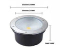 Stainless steel and aluminium IP65 waterproof LED COB underground light for garden pathways.