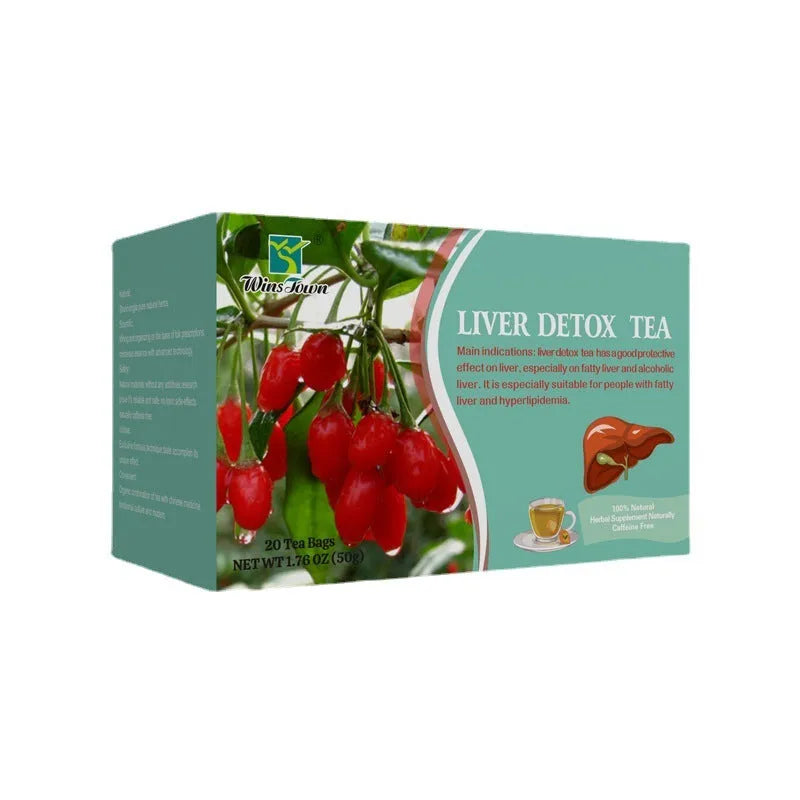 Box of Herb Substitutional Tea with 50g net content label.