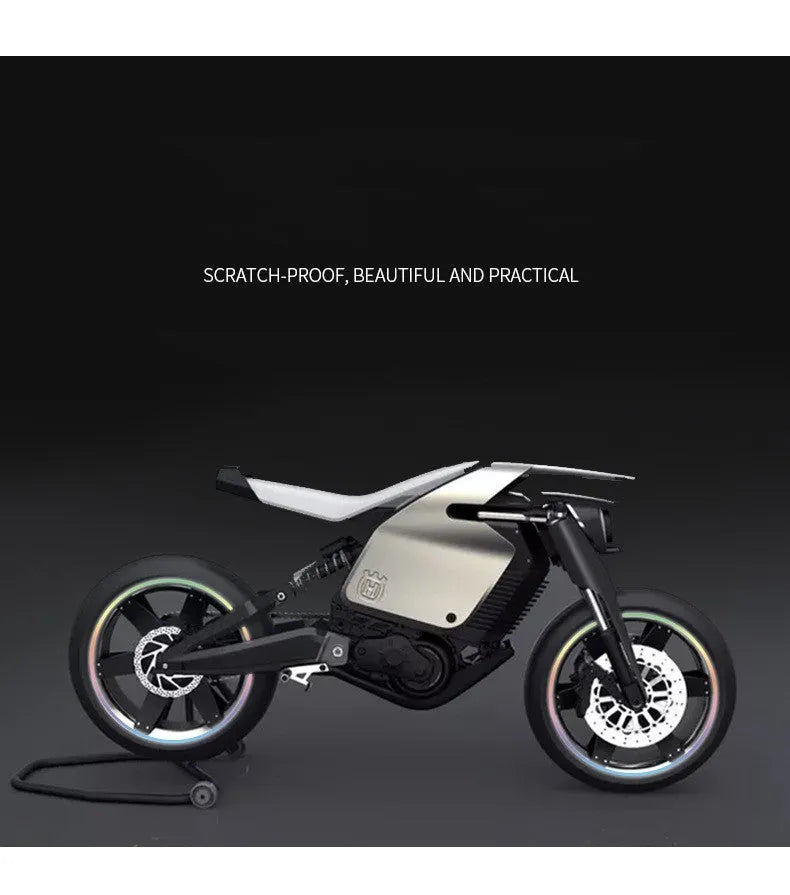 Motorcycle wheel reflective stickers in four sizes with PET waterproof material