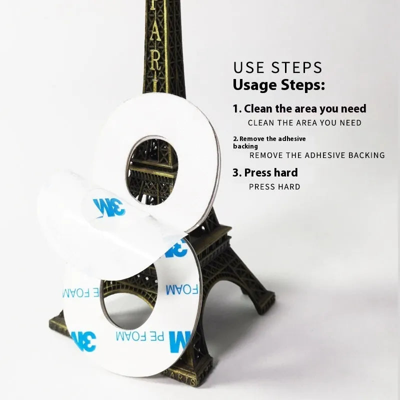 Black stainless steel self-adhesive house number sign showing the digit 7, 7.5cm tall.