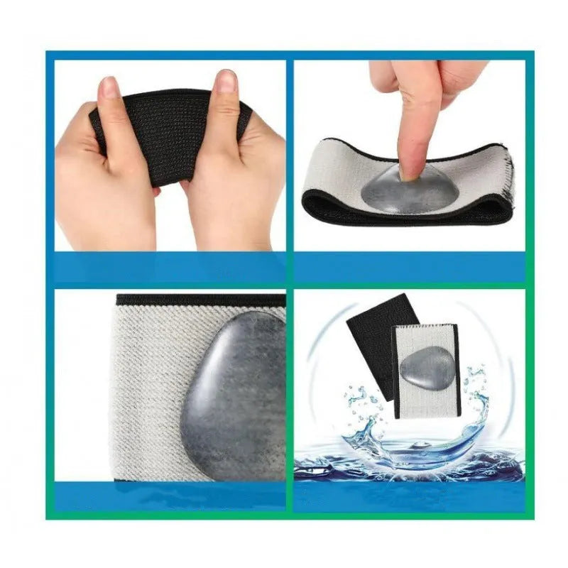 Elastic foot bandage with heart-shaped support pad for arch cushioning and flat feet