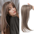 Synthetic wig hairpiece with clip-on buckle in one of six colour style options