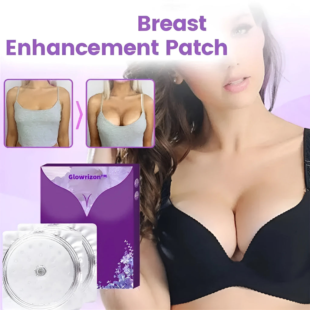 One pair of circular breast enhancement patches with adhesive backing for temporary lift
