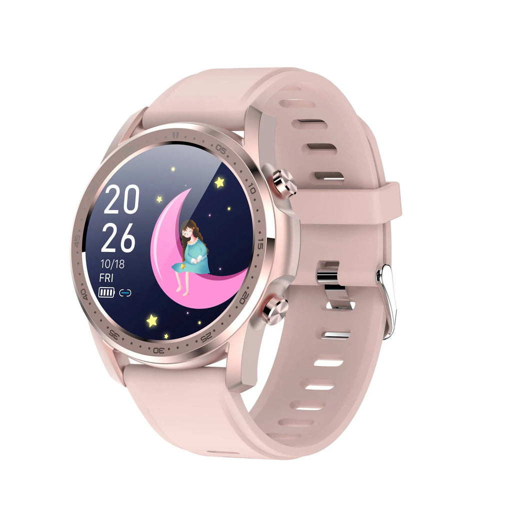 Black or grey zinc alloy smart bracelet with body temperature monitoring on wrist.