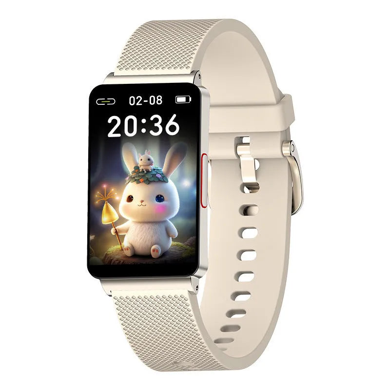 EP08 blood glucose monitoring smart bracelet with touch screen on TPU wrist strap