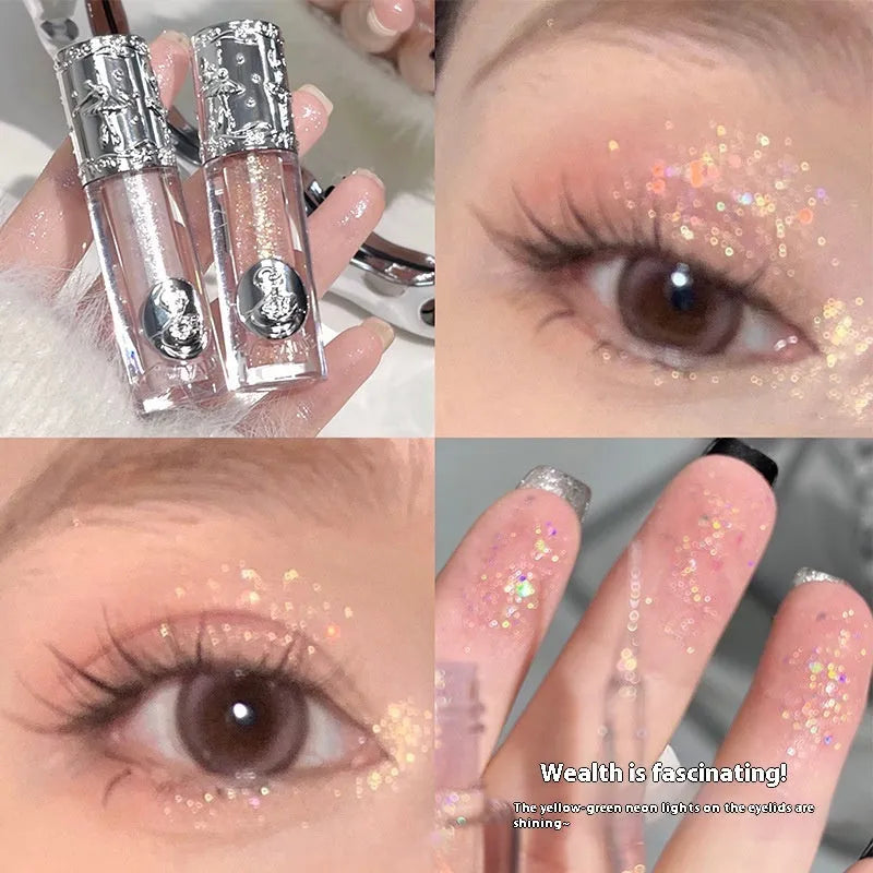 Ballet liquid eye shadow product in five colour options for universal skin types