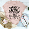Pink couple t-shirt set with solid colour base and printed design, short sleeve pullover style