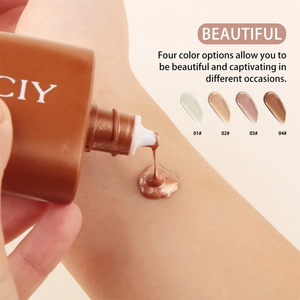 30ml face and body brightening contour liquid in four shade options No1 No2 No3 No4