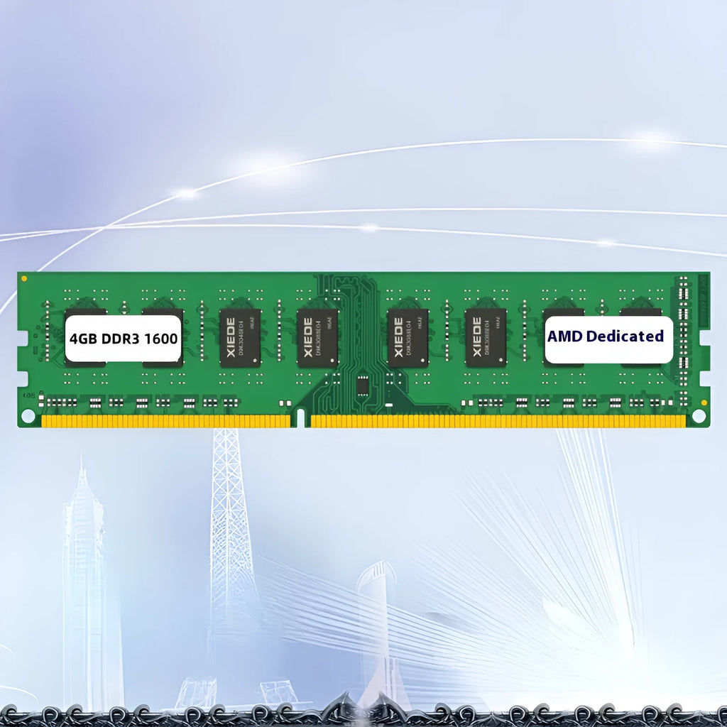 4GB DDR3 1600 desktop memory module for AMD systems