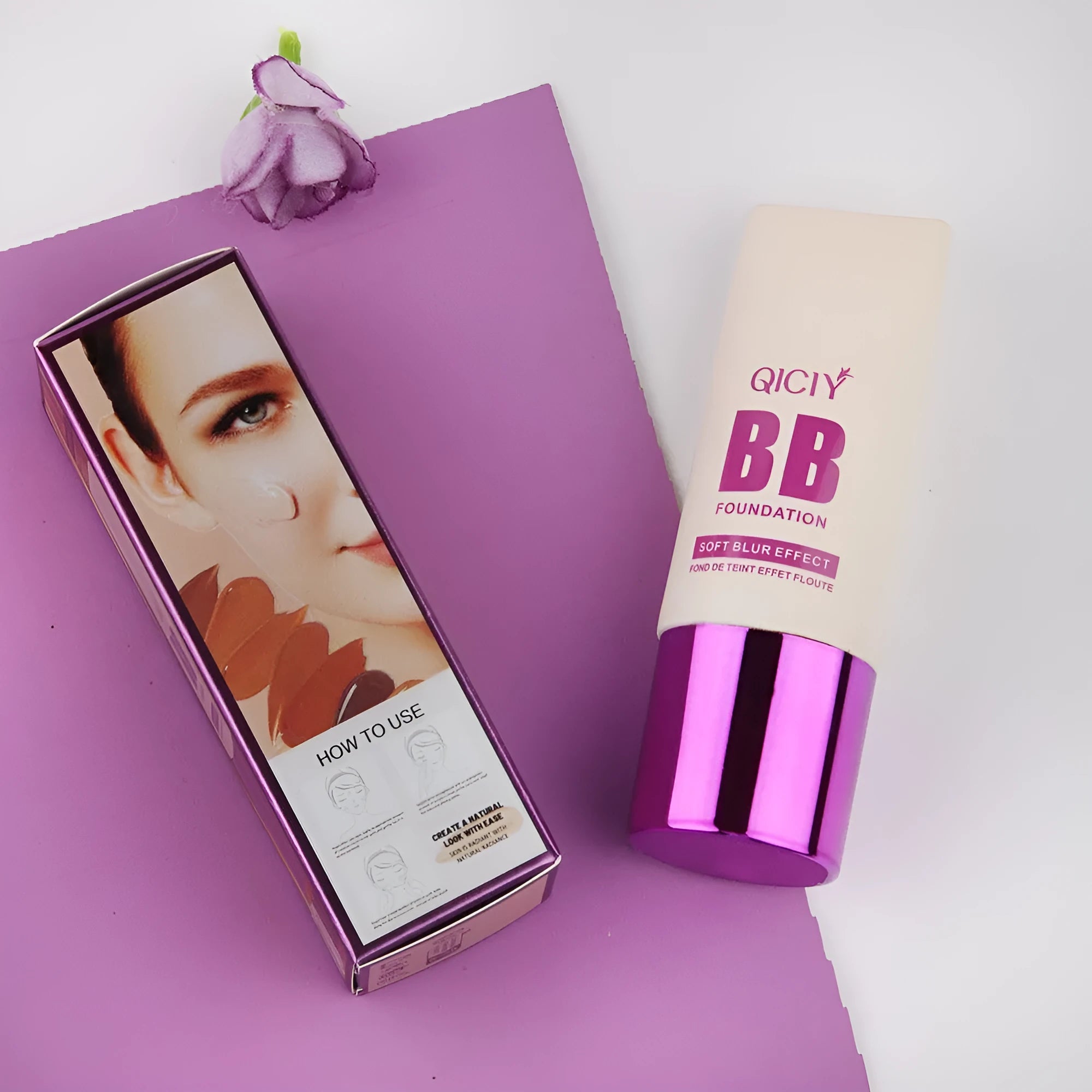 Feeding bottle design BB cream liquid foundation concealer in ten shade numbers