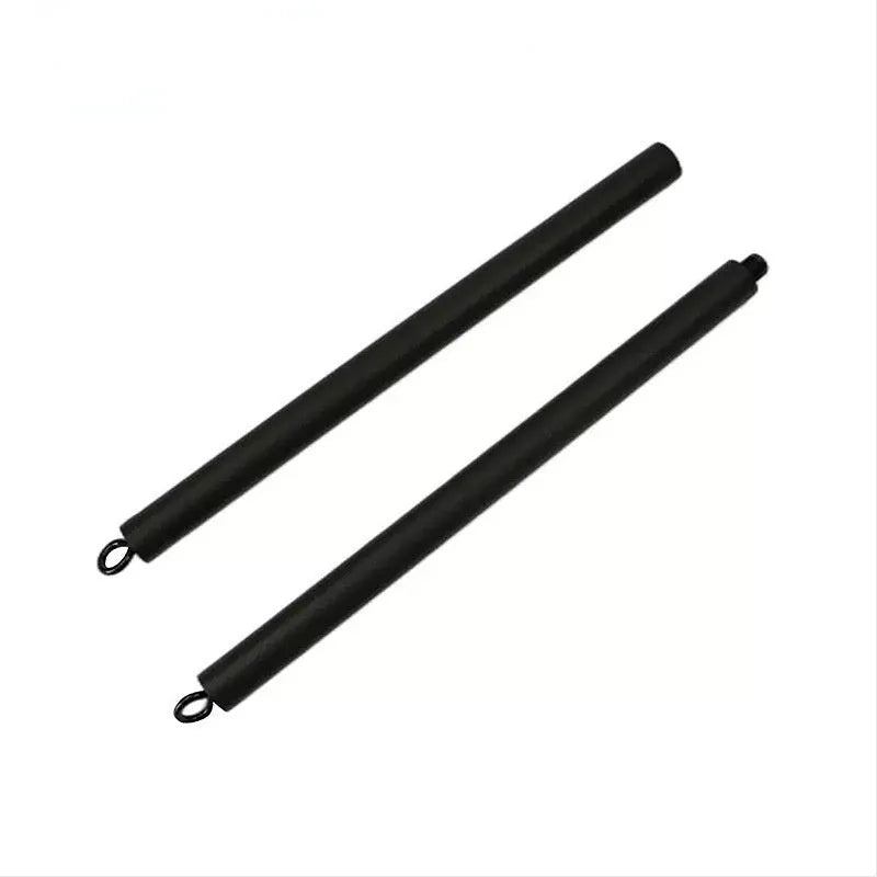 Telescopic push-and-pull rod fitness equipment with pull rope attachments for resistance training