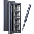 25-in-one magnetic screwdriver set with chrome vanadium steel bits and ABS knurled handle.