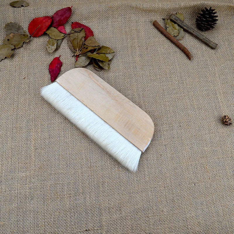Wool art mounting brush for paste board shading in picture colour with size options