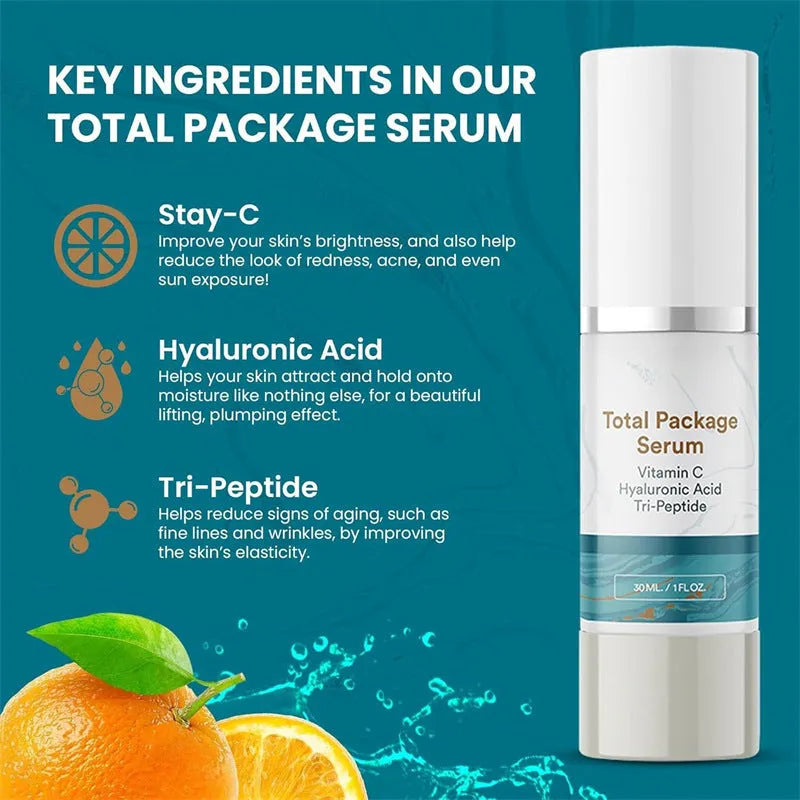 30ml bottle of facial essence for moisturising and brightening skin