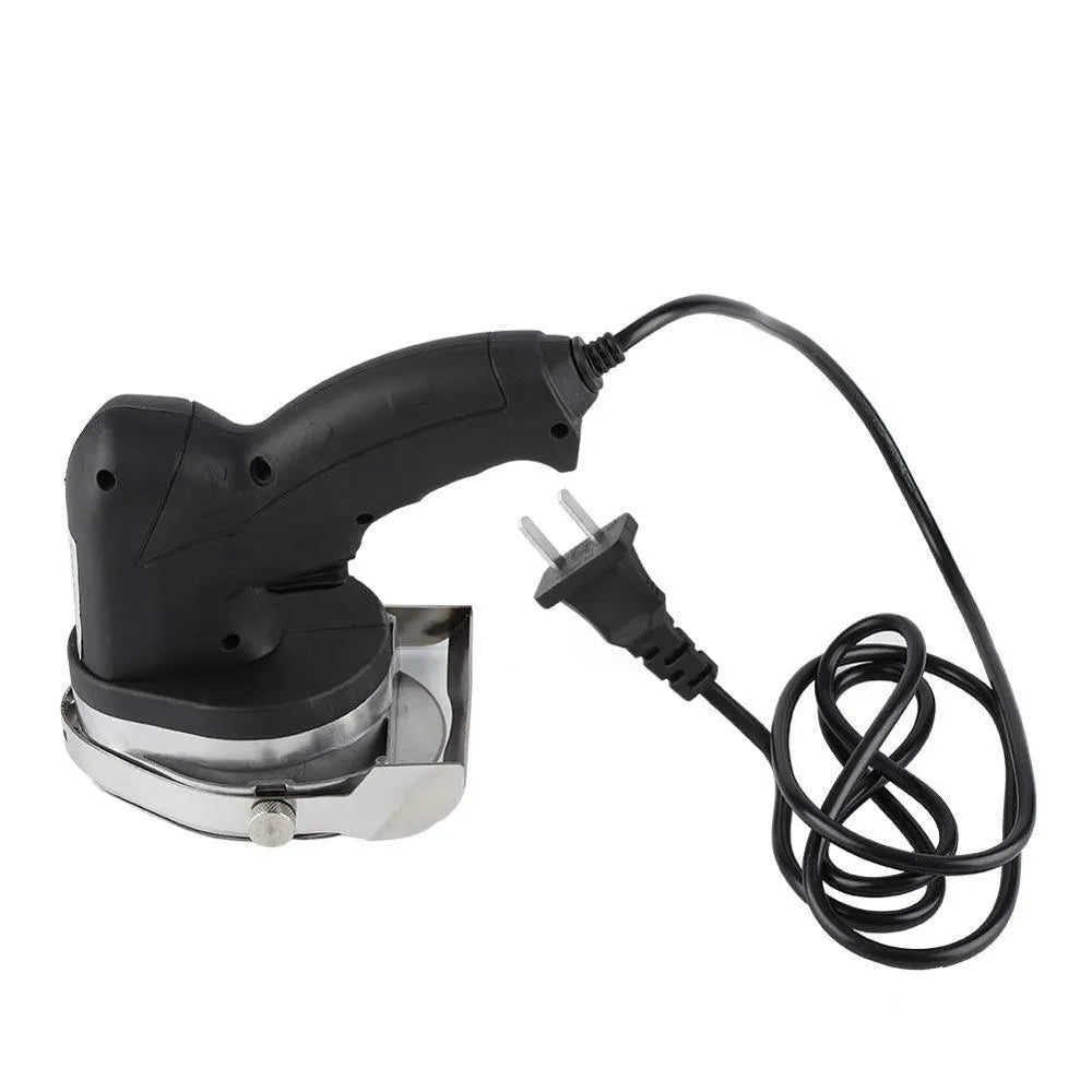 Black KS-100E electric meat cleaver for turkey barbecue machines with adjustable blade and EU plug