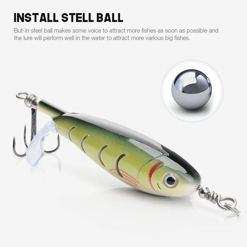 7.5cm road fishing bait lure with bionic design for freshwater predator fishing