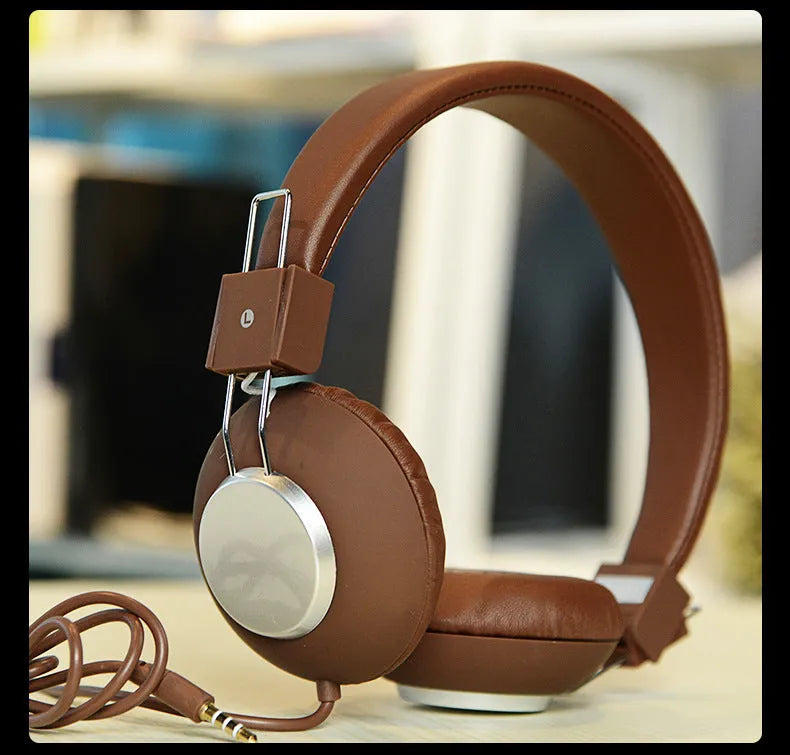 Wired head-mounted sports earphones with microphone in multiple colour options on a white background.