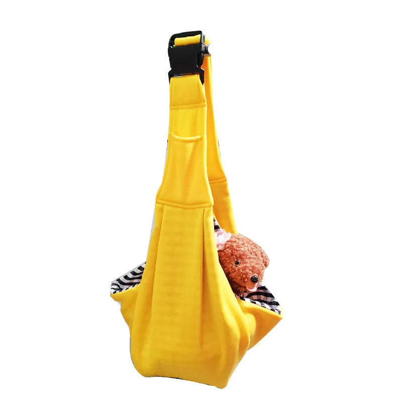 Large foldable cat backpack carrier with breathable mesh panels shown in a colour option.