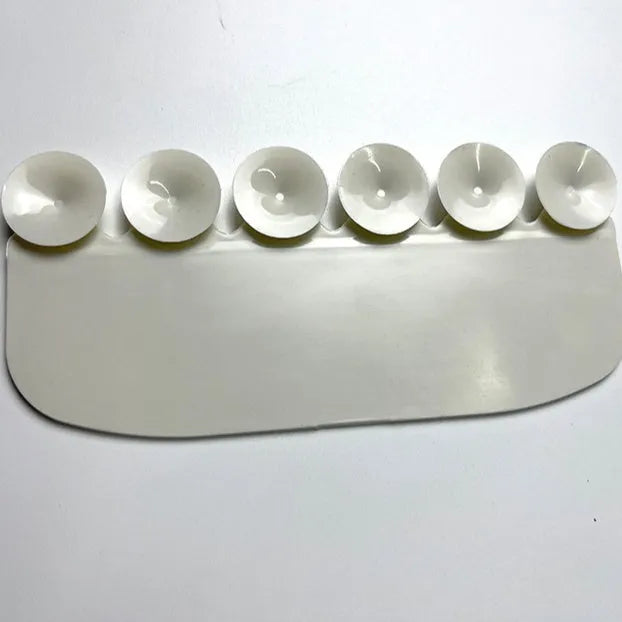 White PVC toilet urine blocking board for children's toilet training splash prevention