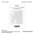 Happy Series non-adhesive message sticky notes pad in one of four cover colour options.