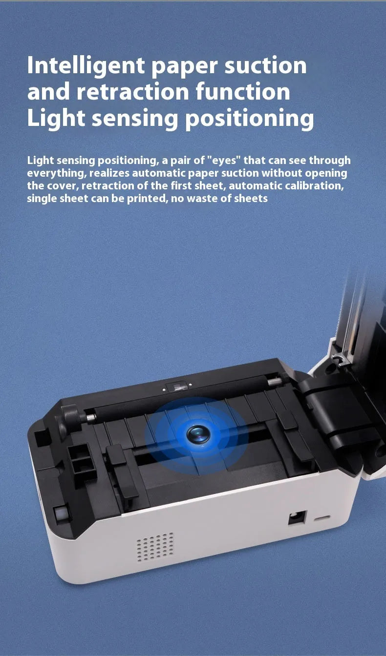 Compact Thermal Express Bluetooth and USB receipt printer for UK power outlets