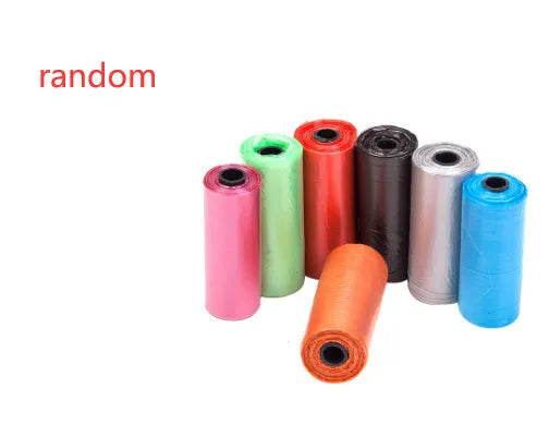Roll of 22.5x30cm pet waste bags in selected colour for dog cleanup