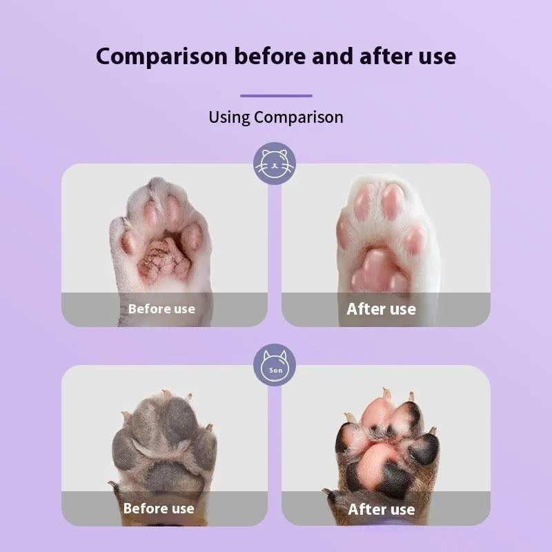 40g tube of pet foot cream with Brazil palm wax for dog and cat claw care