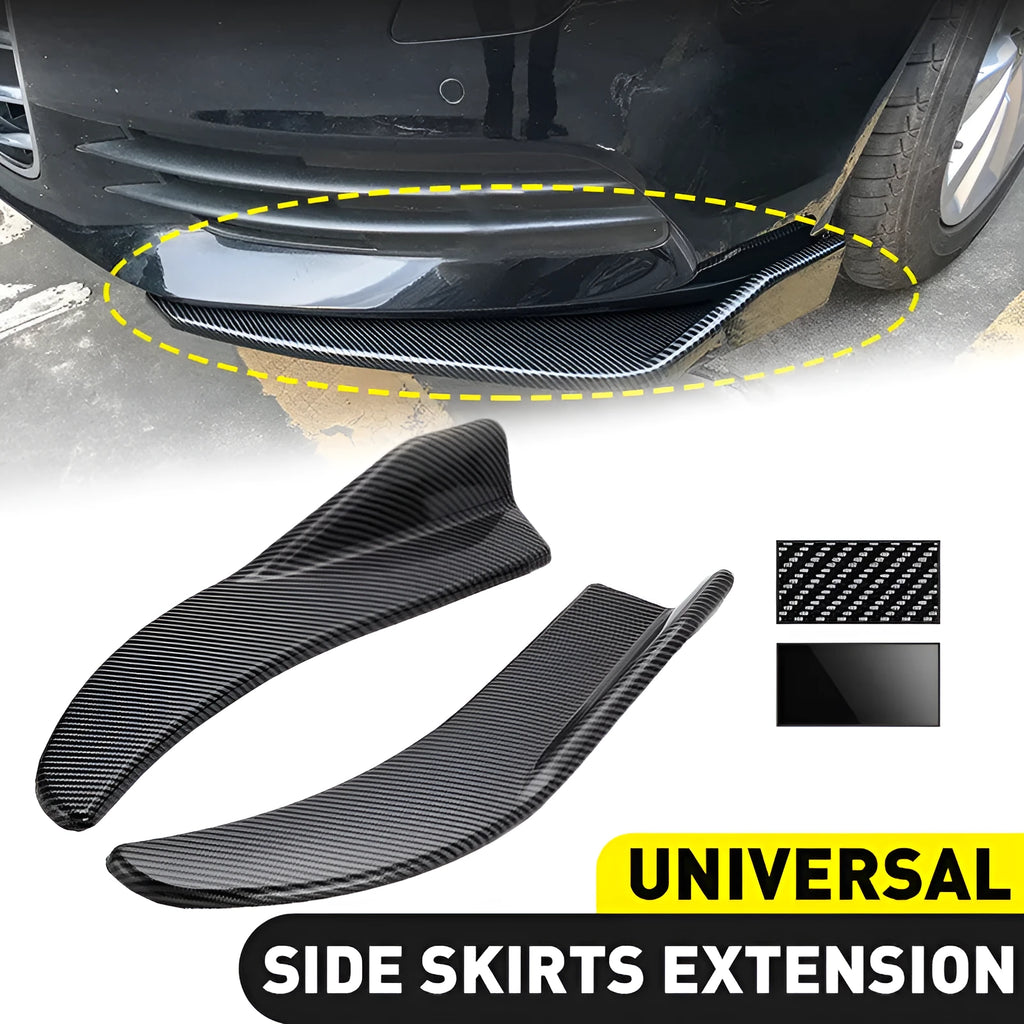 General Motors car front and rear deflector replacement kit with ABS construction and screw mounting hardware