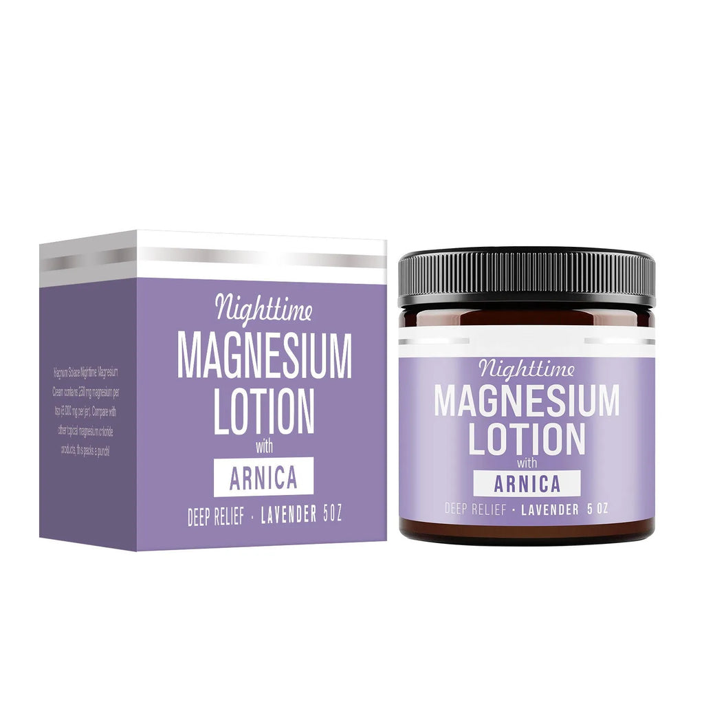 Magnesium body butter cream in 150ml jar measuring 7.1cm diameter