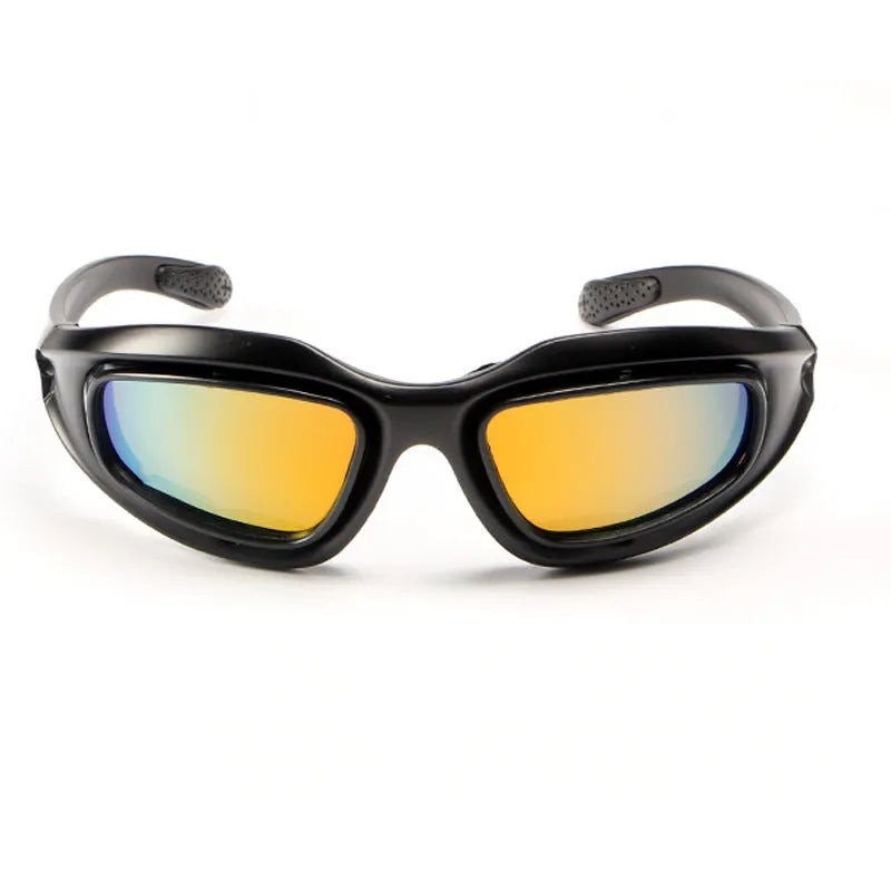 Tactical polarised sunglasses for outdoor cycling with PC sports frame