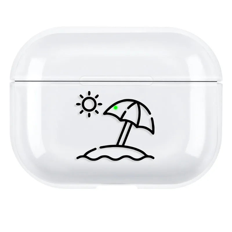 AirPods Pro 3 compatible protective shell case in PC plastic back cover design