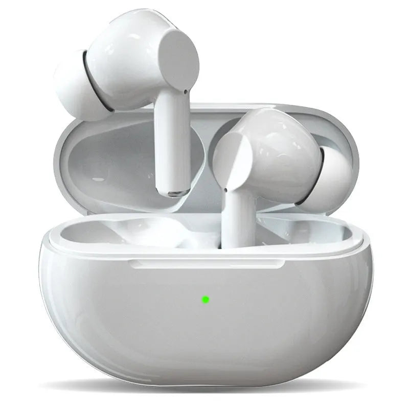 Pro4 Bluetooth wireless headset and charging case in black or white colour