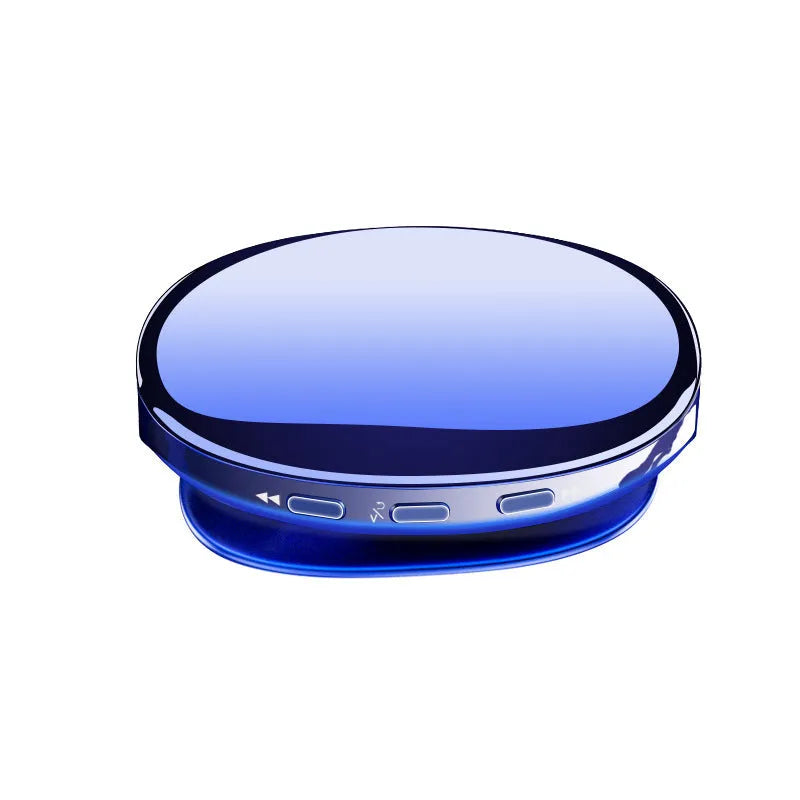 Bluetooth MP4 music player with OLED screen in black, blue, or rose gold colour options