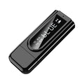 Black USB car FM bluetooth receiver transmitter with AUX port for MP3 playback