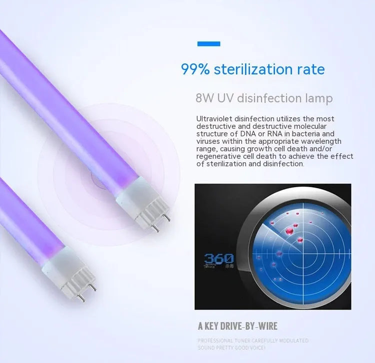 Small silver ultraviolet steriliser for salon tools with stainless steel inner chamber