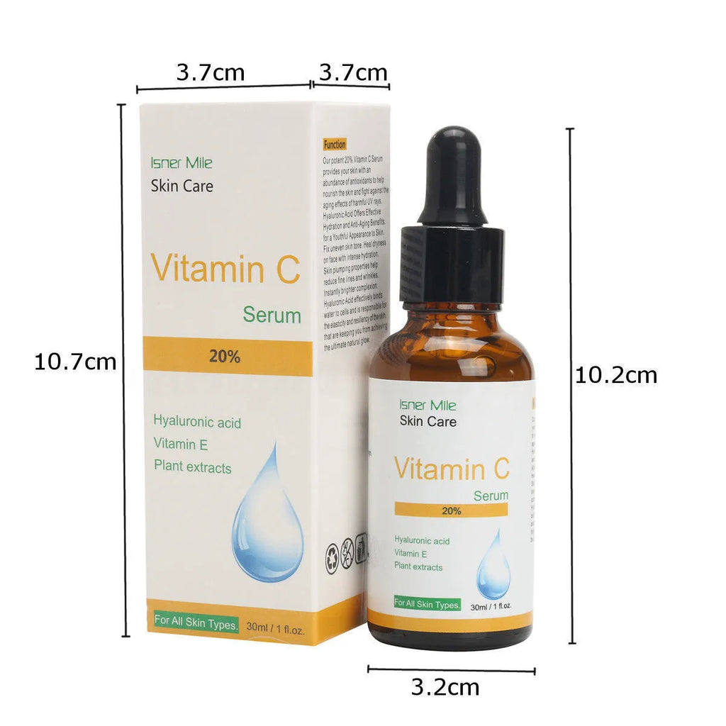 30ml bottle of Vitamin C undiluted skincare essence for brightening dull and pigmented skin