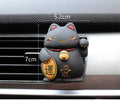 Black Cat and White Cat resin fortune cat car vent aromatherapy clip decoration