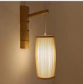 Bamboo plait decorative lamp with natural colour finish and E27 lamp holder